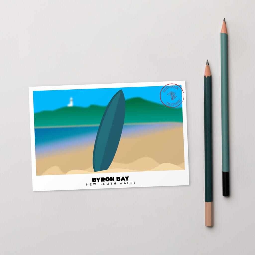 Byron Bay Postcard TB Studio Store